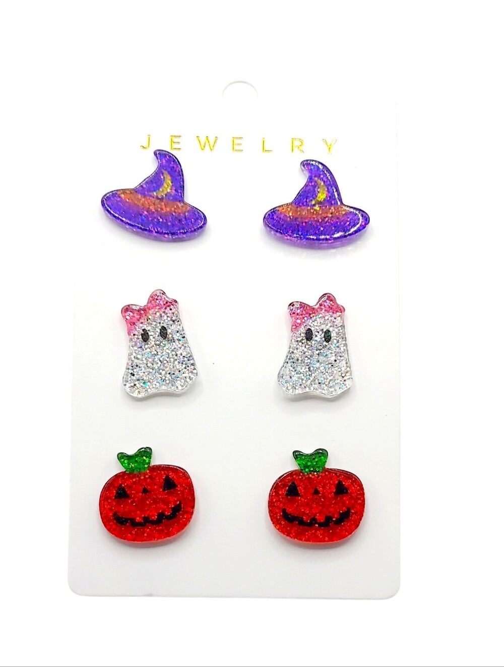 Glitter Halloween Earrings Set of 3 NWT, Offers Welcomed!💜